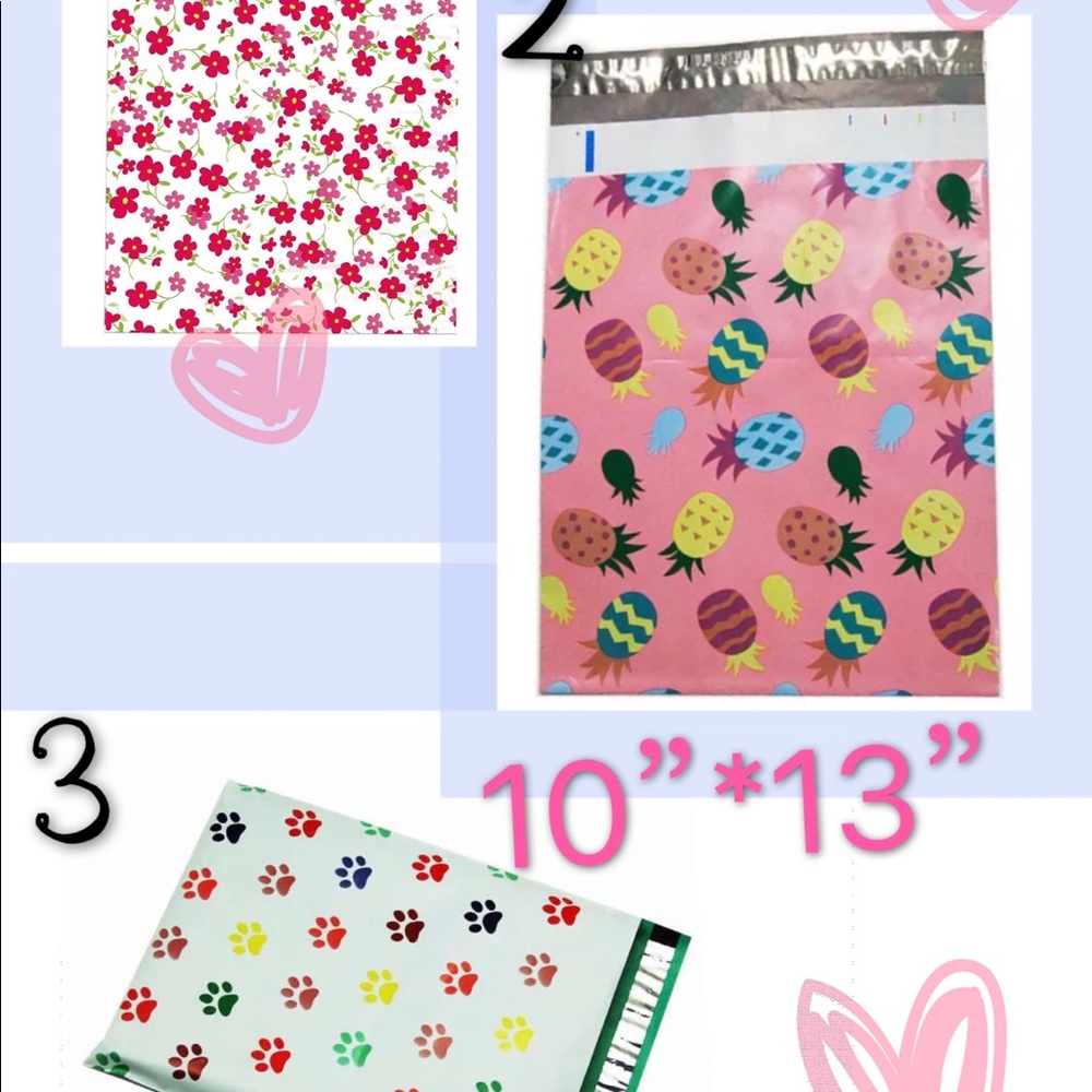 100 pcs 10"*13" Designer Poly Mailers